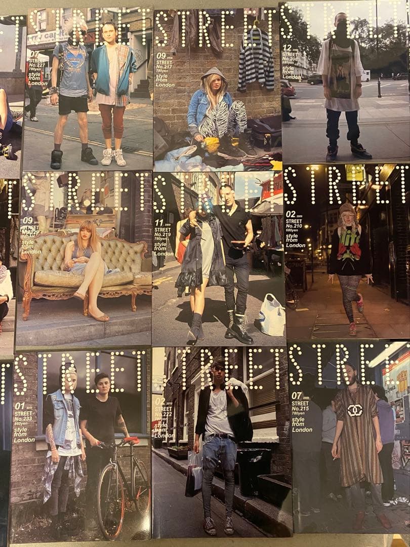 STREET 雑誌 21冊まとめて2008年〜2011年　廃盤