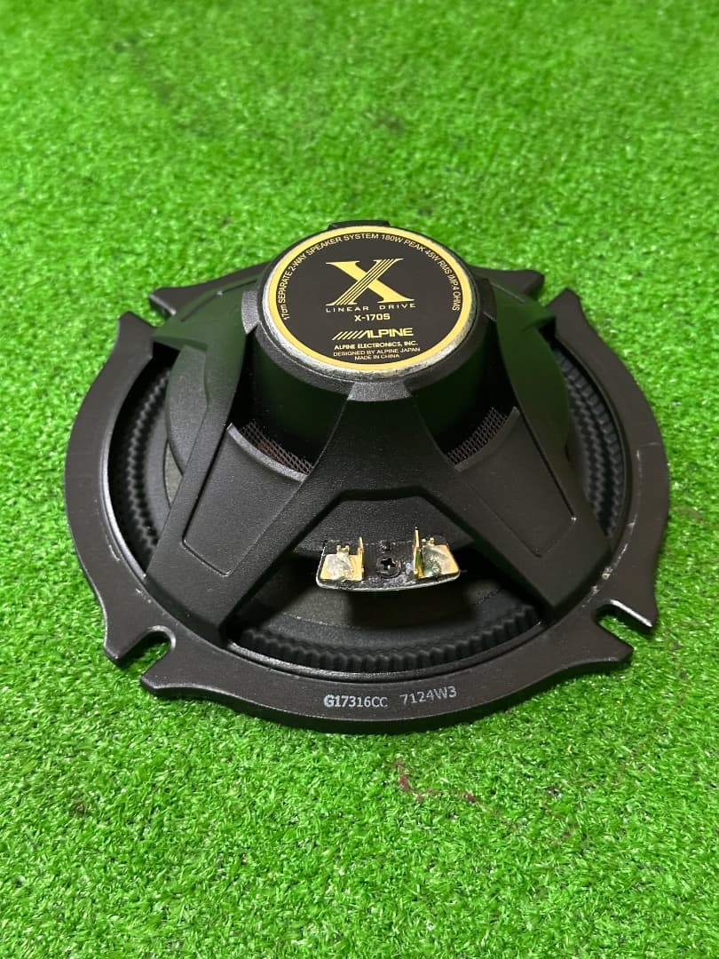 アルパイン X-170S 17cmカースピーカー（ツイーター、ネットワーク付き）