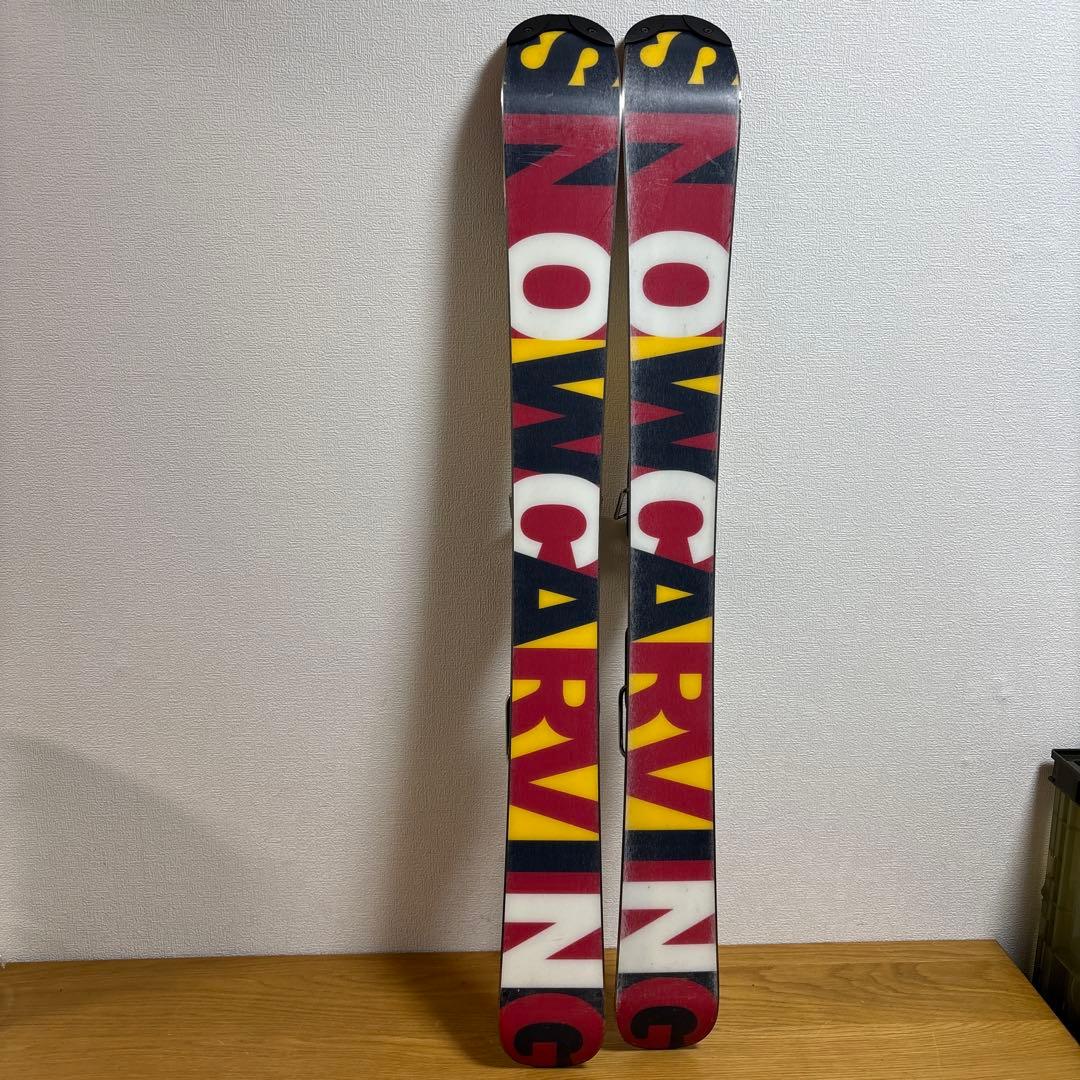 メンズ　ショートスキー　ファンスキーセット　サロモン　27-27.5cmブーツ付