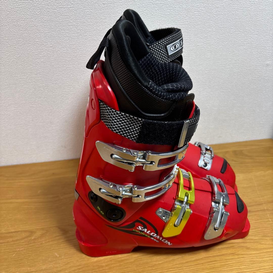 メンズ　ショートスキー　ファンスキーセット　サロモン　27-27.5cmブーツ付