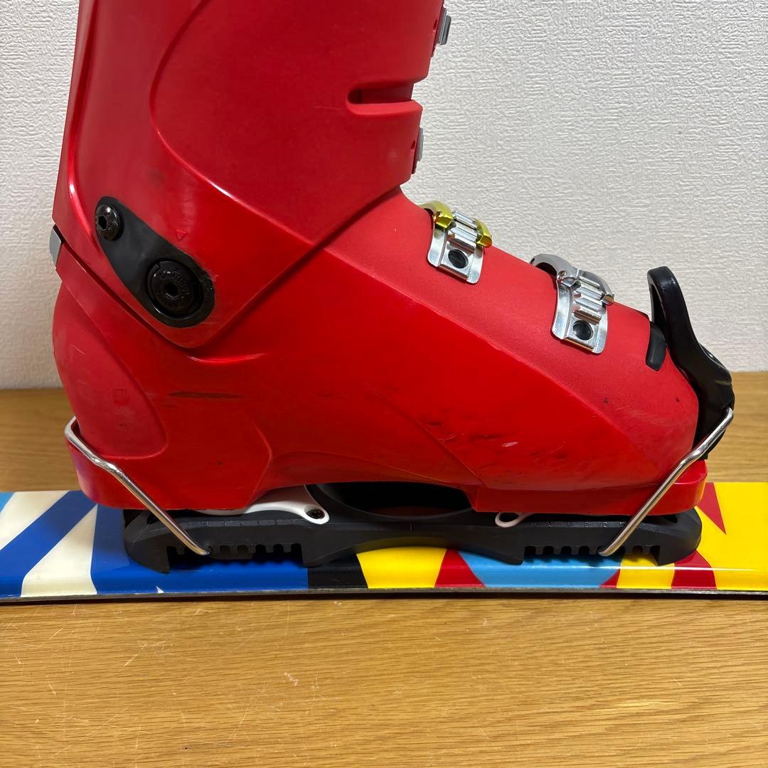 メンズ　ショートスキー　ファンスキーセット　サロモン　27-27.5cmブーツ付