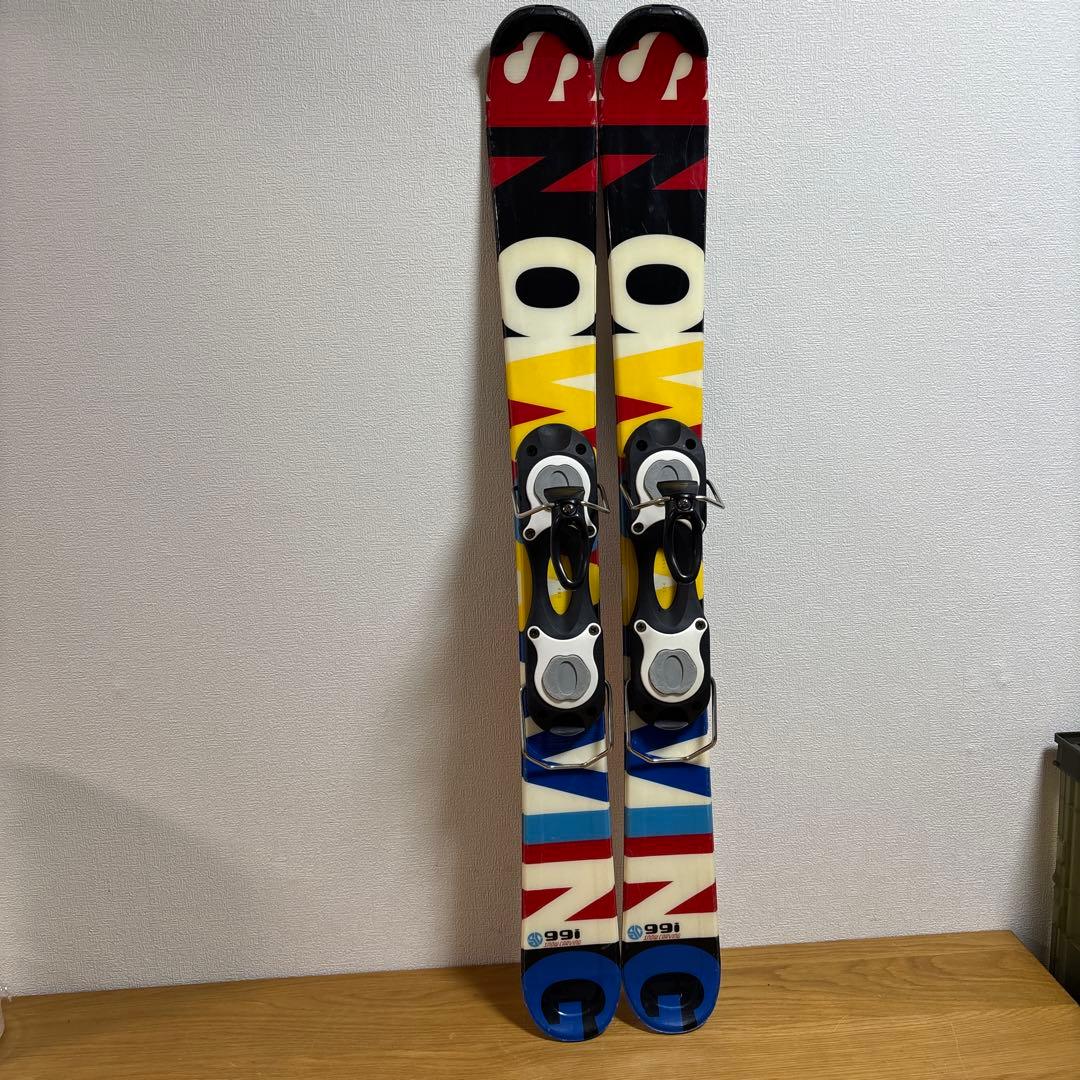 メンズ　ショートスキー　ファンスキーセット　サロモン　27-27.5cmブーツ付