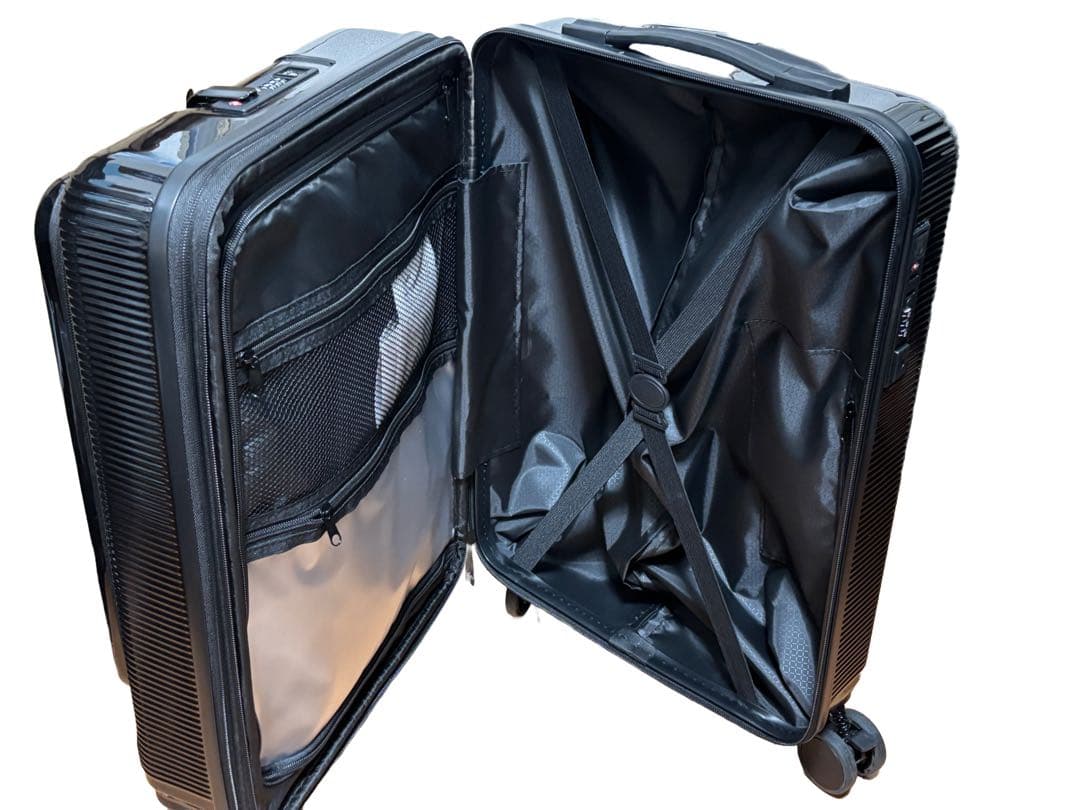 スーツケース 機内持ち込み フロントオープン S 40l-50l 1泊-3泊