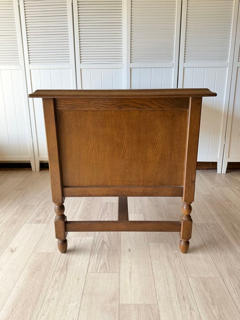 日本製 アンティーク デスク 机 ヴィンテージ 什器 書斎机 事務机 モリヤ家具