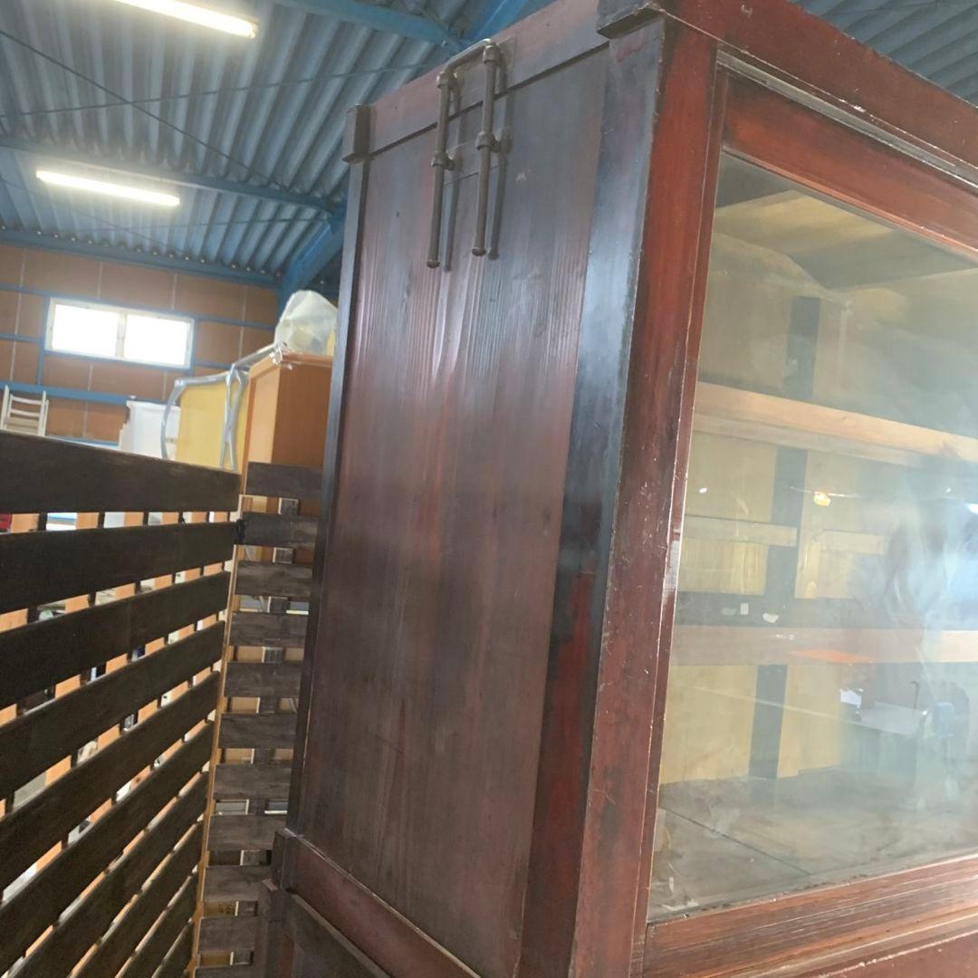 I489\" 引き取り限定 現状品 昭和レトロ 茶箪笥 飾り棚 アンティーク