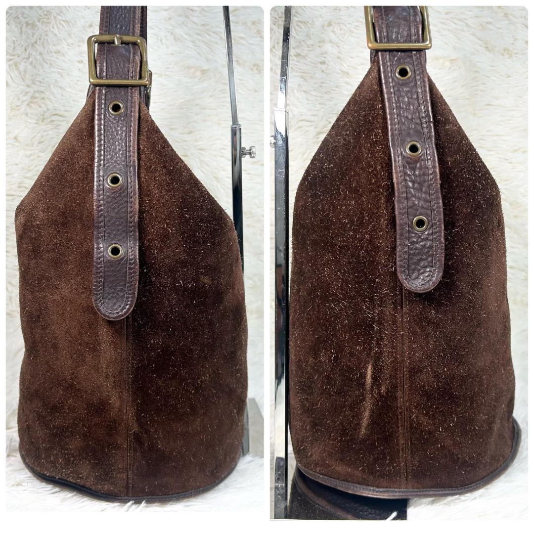 COACH オールドコーチ ショルダーバッグ 9010 スエード A4可