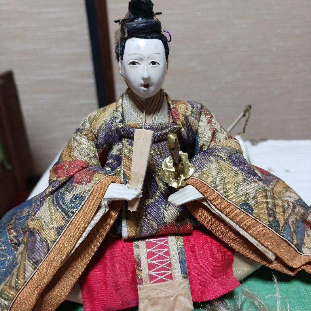 雛飾り　御殿　赤屋根