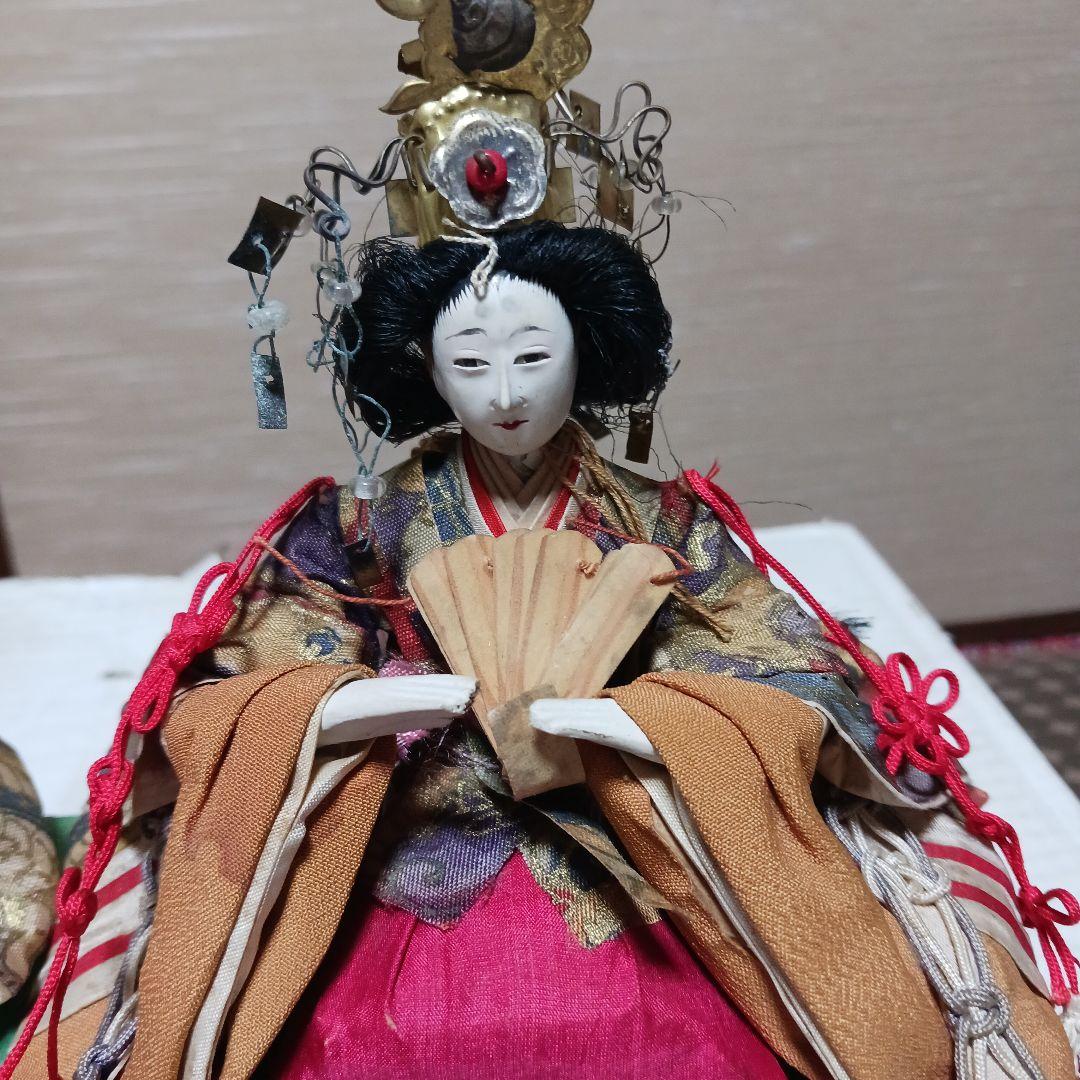 雛飾り　御殿　赤屋根