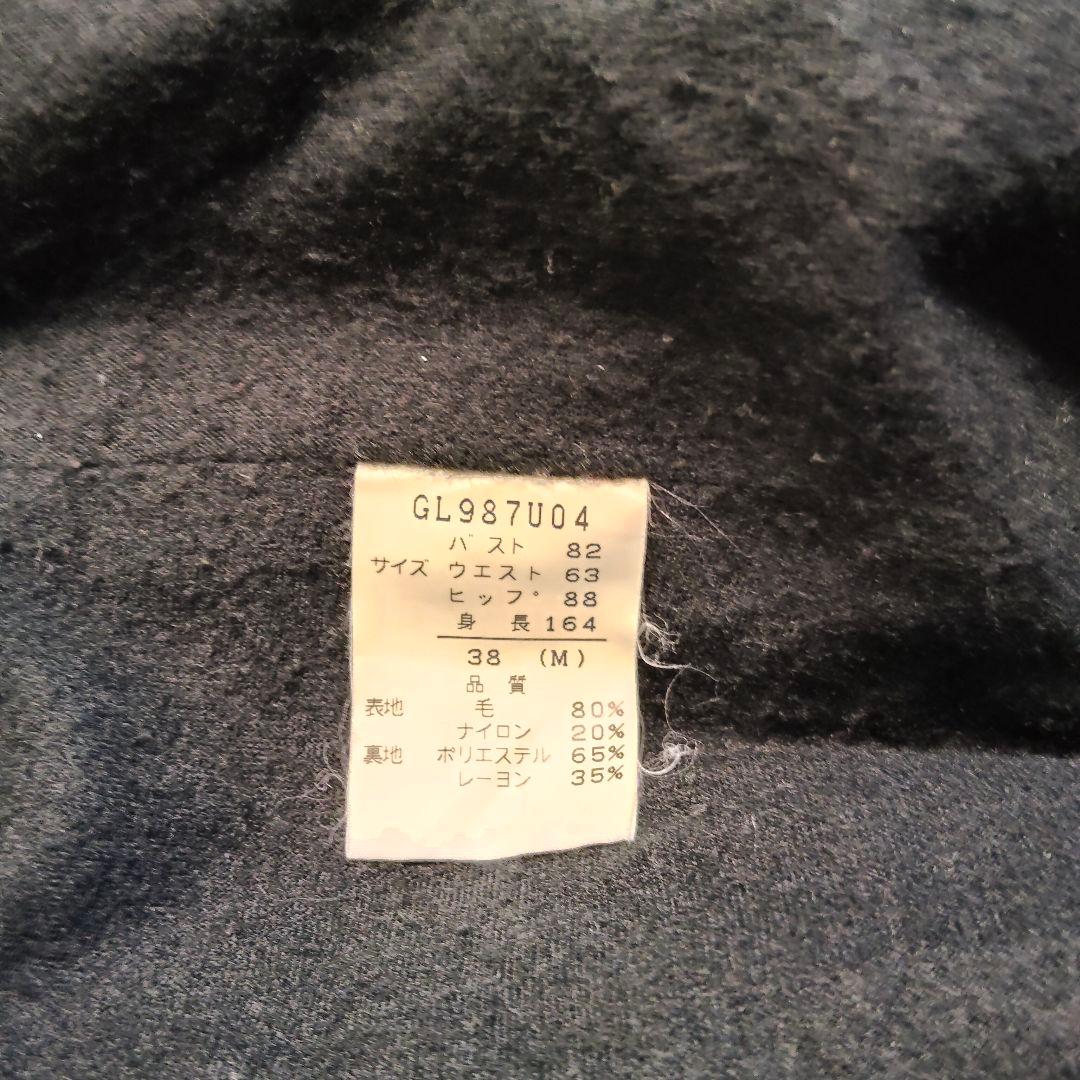 【希少】ジリ 日本製フード付き ブラック ケープ 無地 毛混 GIGLI