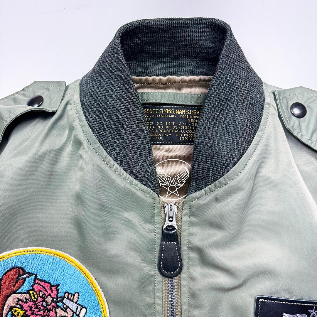 【実名復刻】L-2B　バズリクソンズ　フライトジャケット　M　パッチ東洋MA-1
