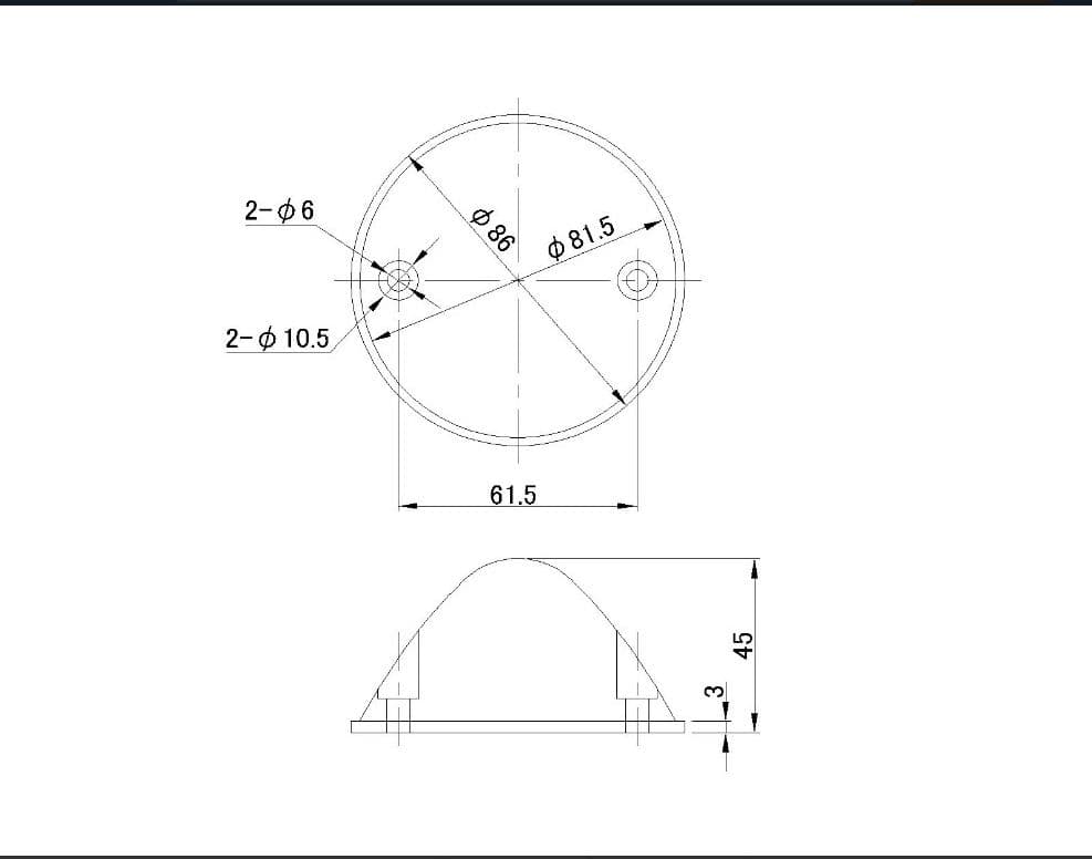 LEDマーカー24V　橙　10個セット