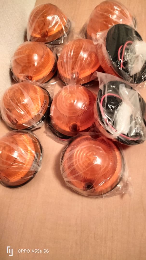 LEDマーカー24V　橙　10個セット