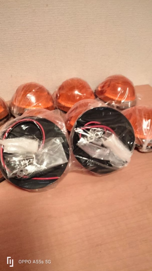 LEDマーカー24V　橙　10個セット