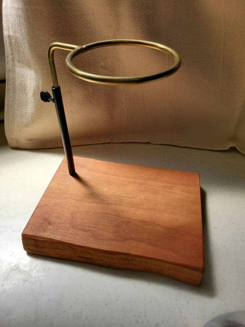 ドリッパーセット（森下シゲキ） 木製スタンド（枯白）付き