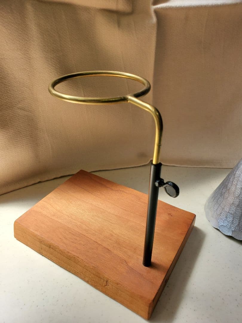 ドリッパーセット（森下シゲキ） 木製スタンド（枯白）付き