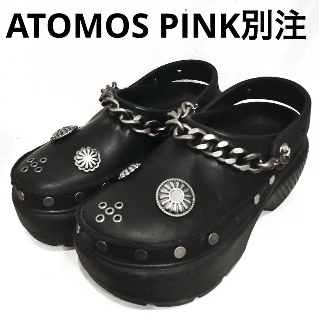 クロックスcrocs Stomp Embellished Clog厚底25cm