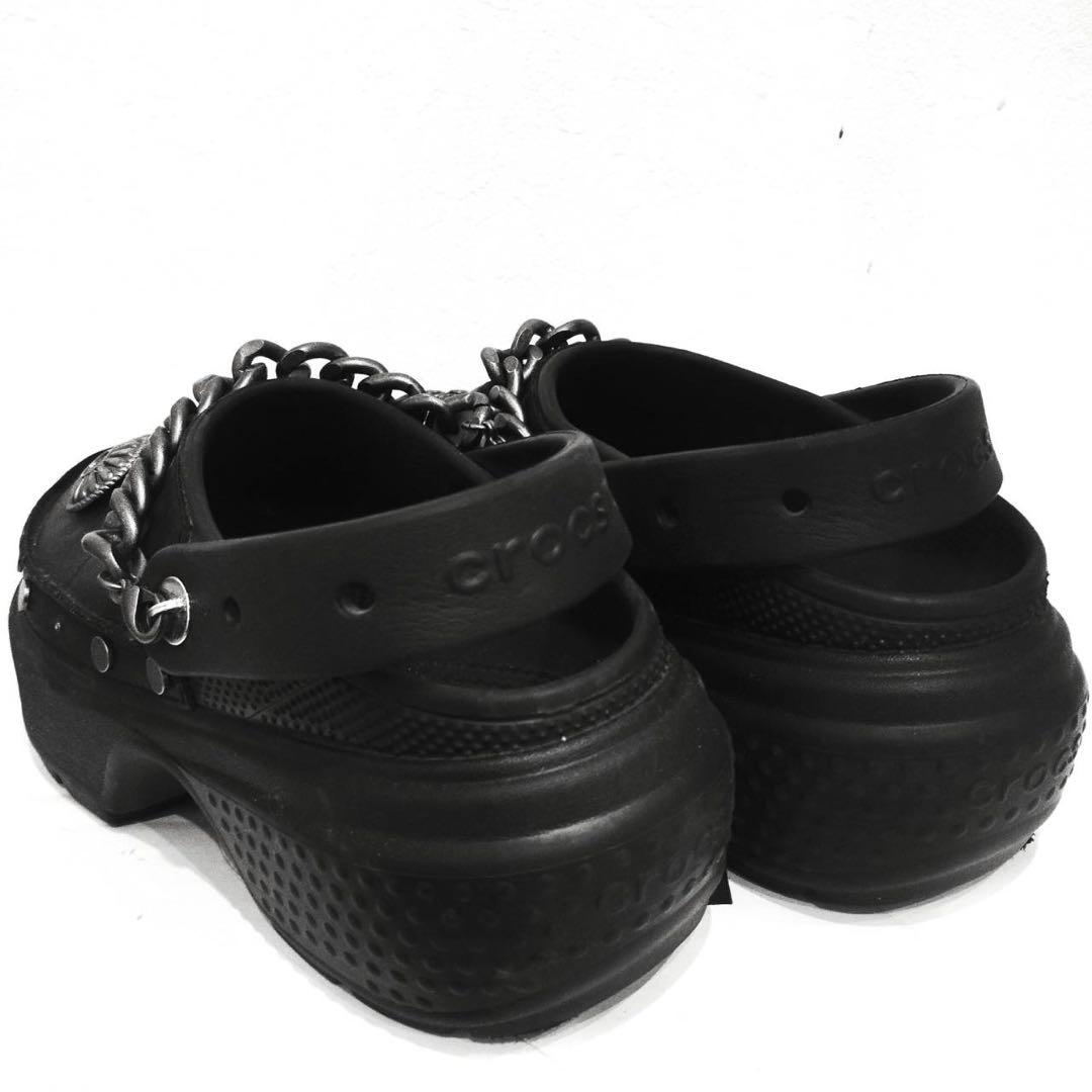 クロックスcrocs Stomp Embellished Clog厚底25cm