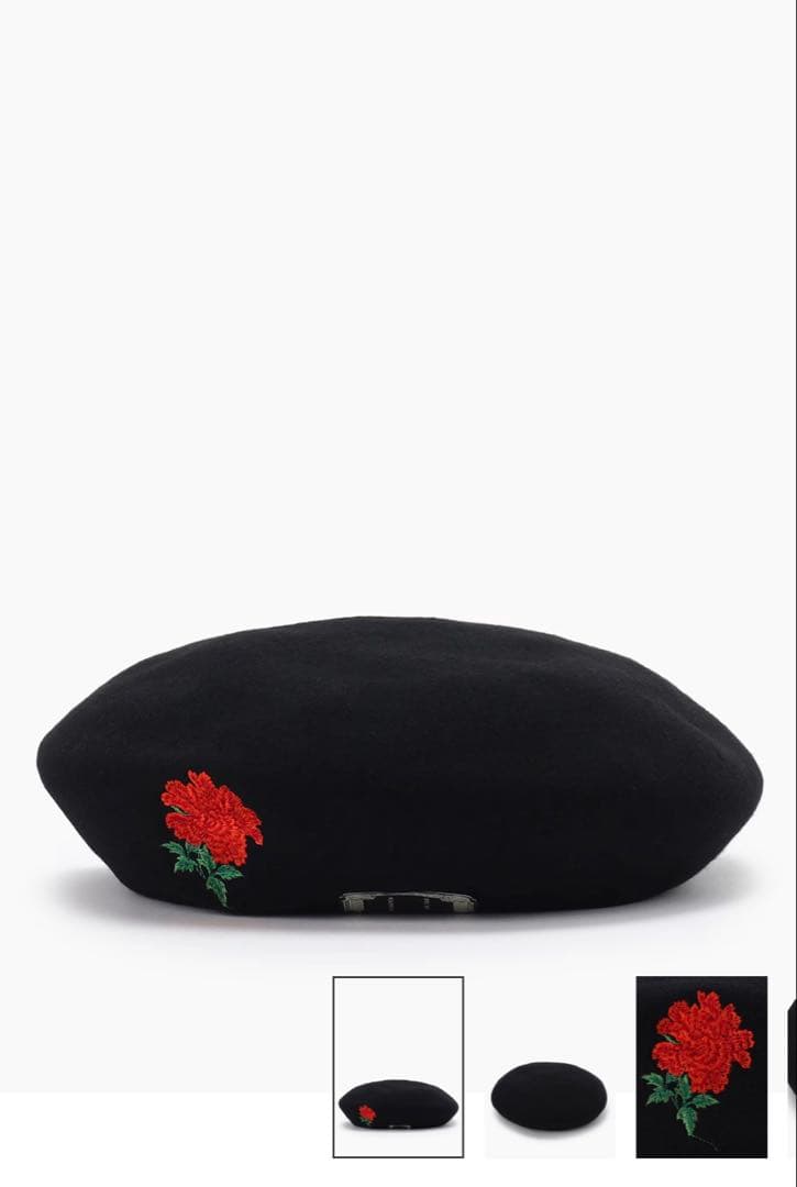 【極備品タグ有新品】WILDSIDE ヨウジヤマモト ベレー帽 黒