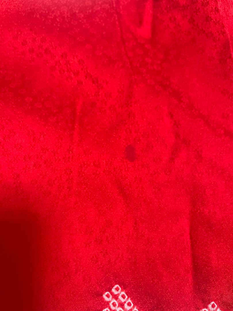 お宮参り　産着　掛け着　金駒刺繍　絞り　正絹　高級　半襟　七五三　女の子　長襦袢