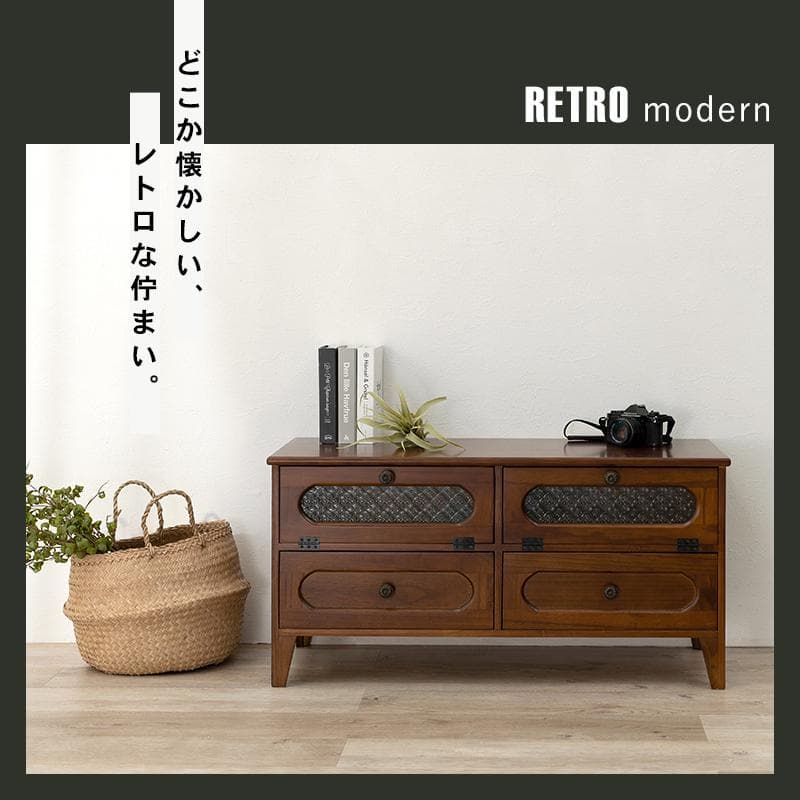 幅90㎝【新品】ヴィンテージスタイル おしゃれ テレビボード 昭和レトロ