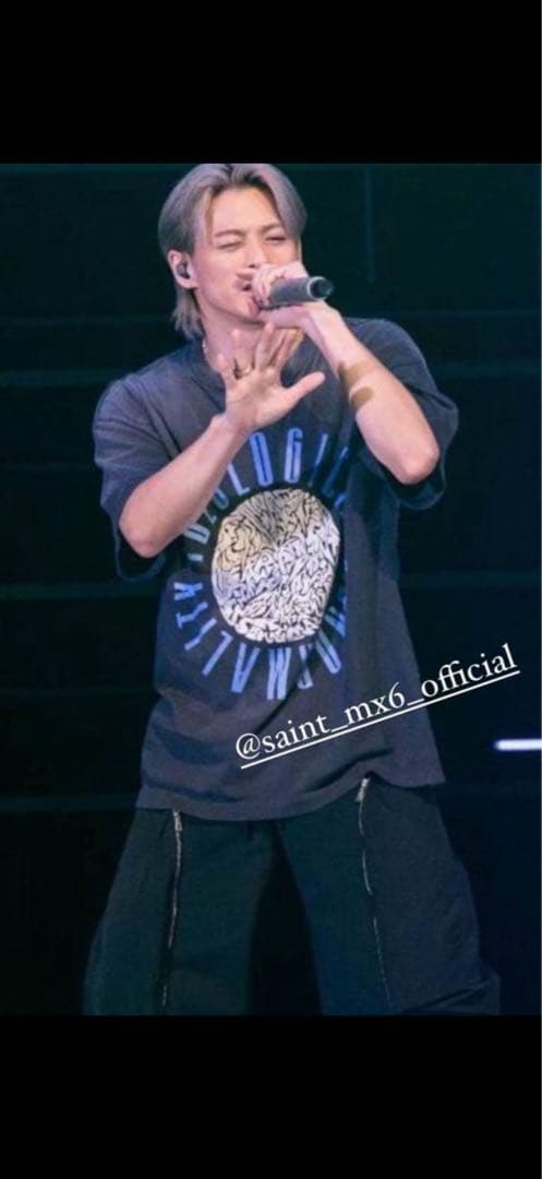 【平野紫耀着用】 SAINT Mxxxxxx Tee Ideological