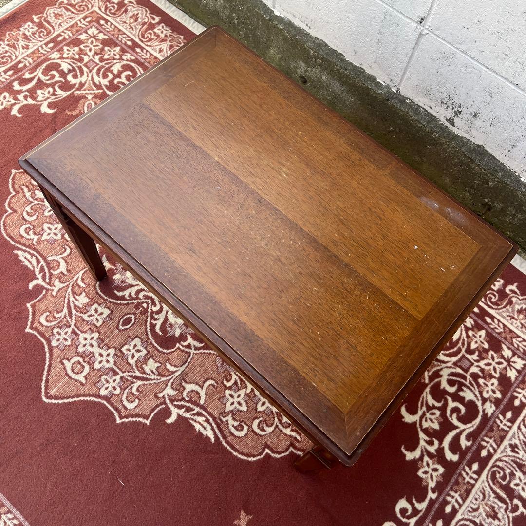 古家具◾️maruni マルニ 地中海シリーズ 木製 サイドテーブル 引き出し付