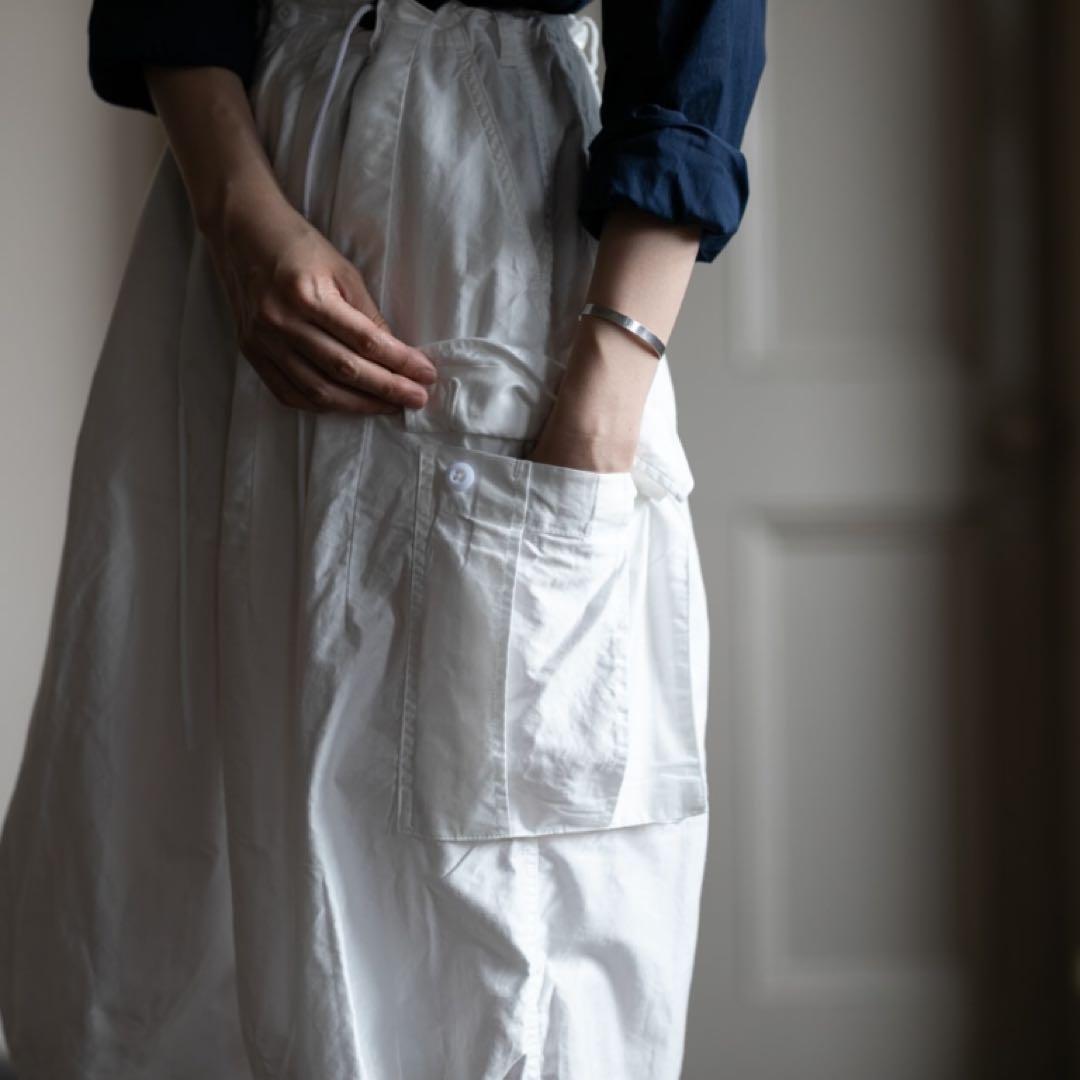 Needlesニードルス　H.D. Pant ヒザデルパンツオフホワイトS 1