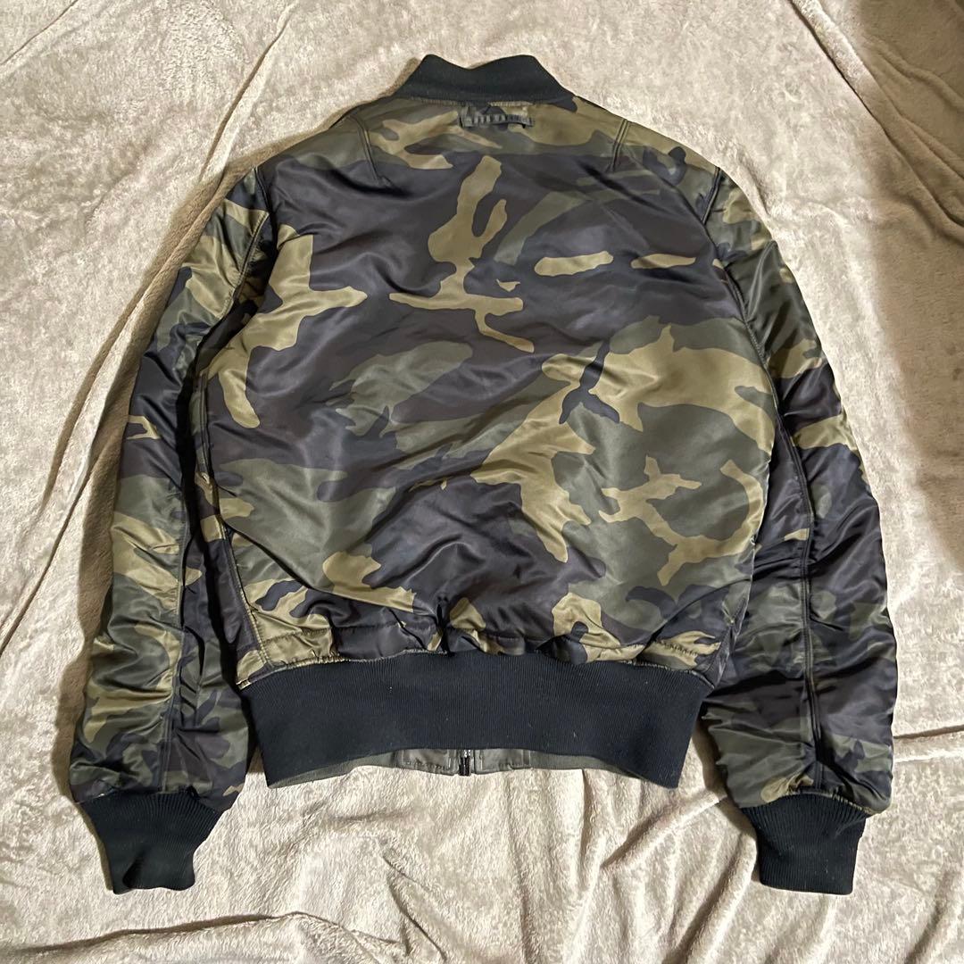 希少✨ USA製 ALPHA MA-1 フライトジャケット 迷彩 カモフラ