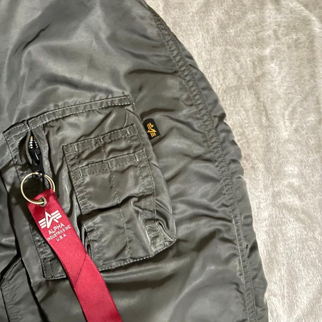 希少✨ USA製 ALPHA MA-1 フライトジャケット 迷彩 カモフラ