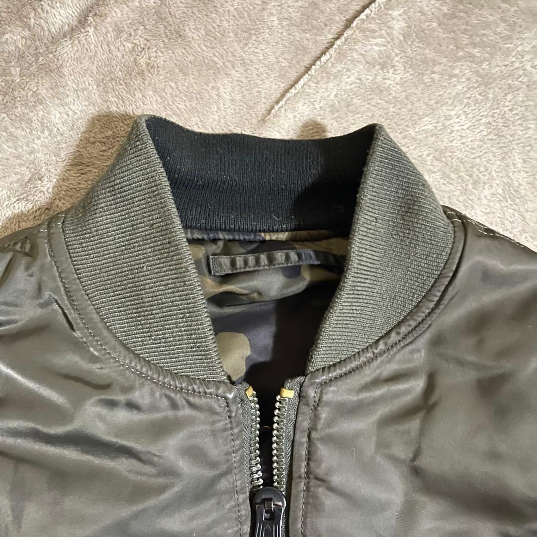 希少✨ USA製 ALPHA MA-1 フライトジャケット 迷彩 カモフラ