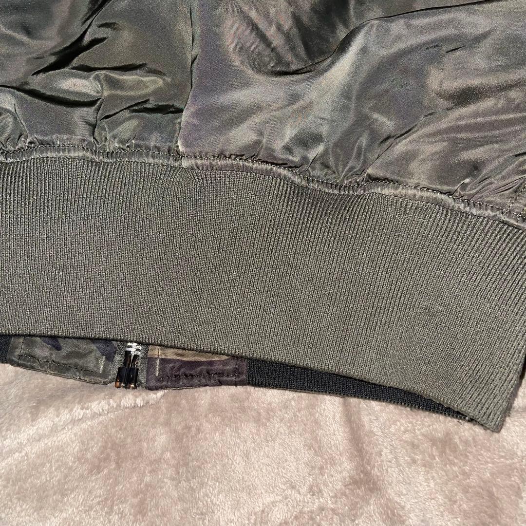 希少✨ USA製 ALPHA MA-1 フライトジャケット 迷彩 カモフラ