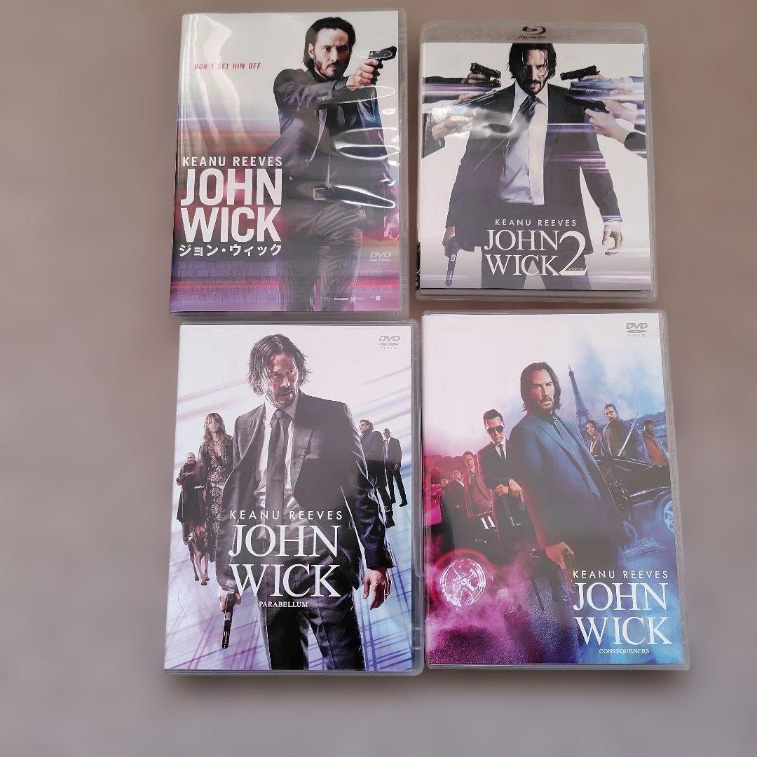 ジョン・ウィック　全4巻《DVD》2はBlu-ray