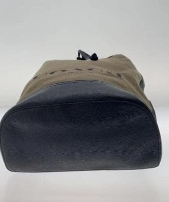 COACH ドローストリングバッグ オリーブグリーン