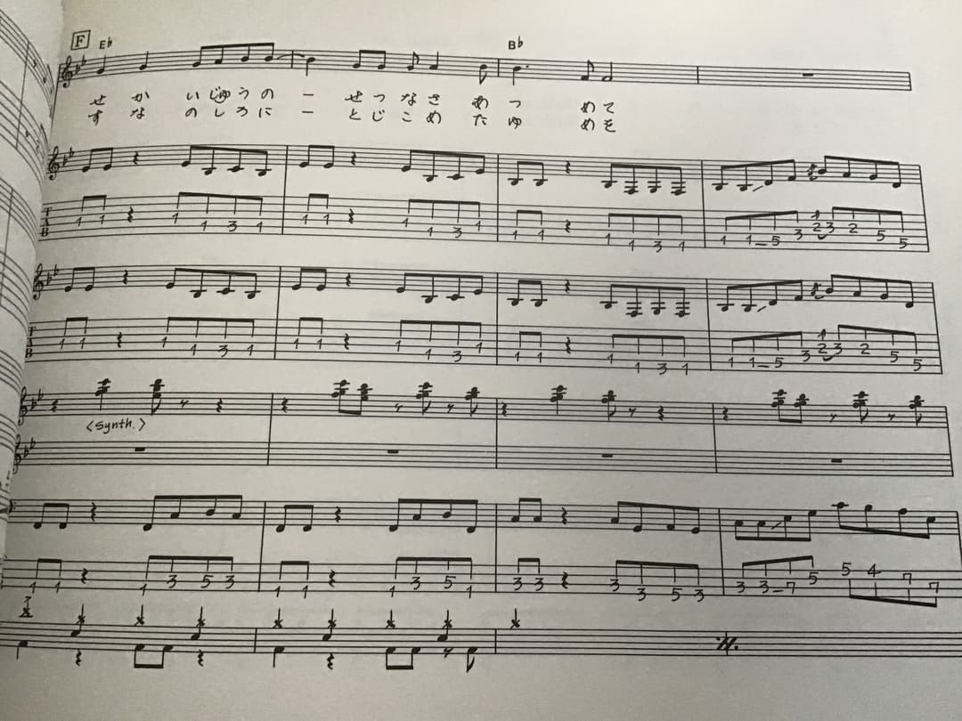 S/楽譜/アルファ/The ALPHA/ベスト10/タブ譜/バンドスコア