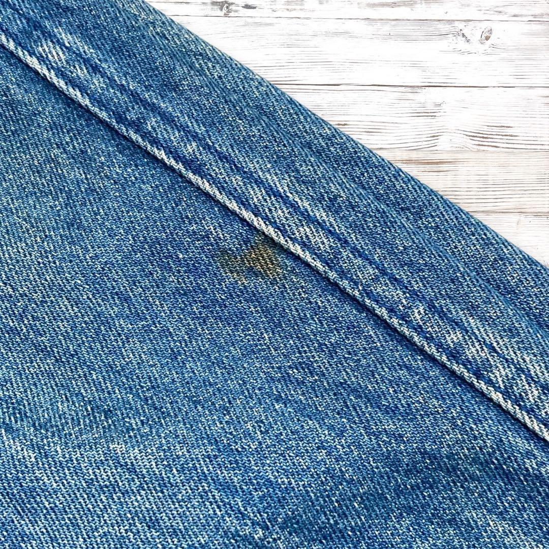 80s ポロ ラルフローレン デニムジャケット シンプル 青 M 1780