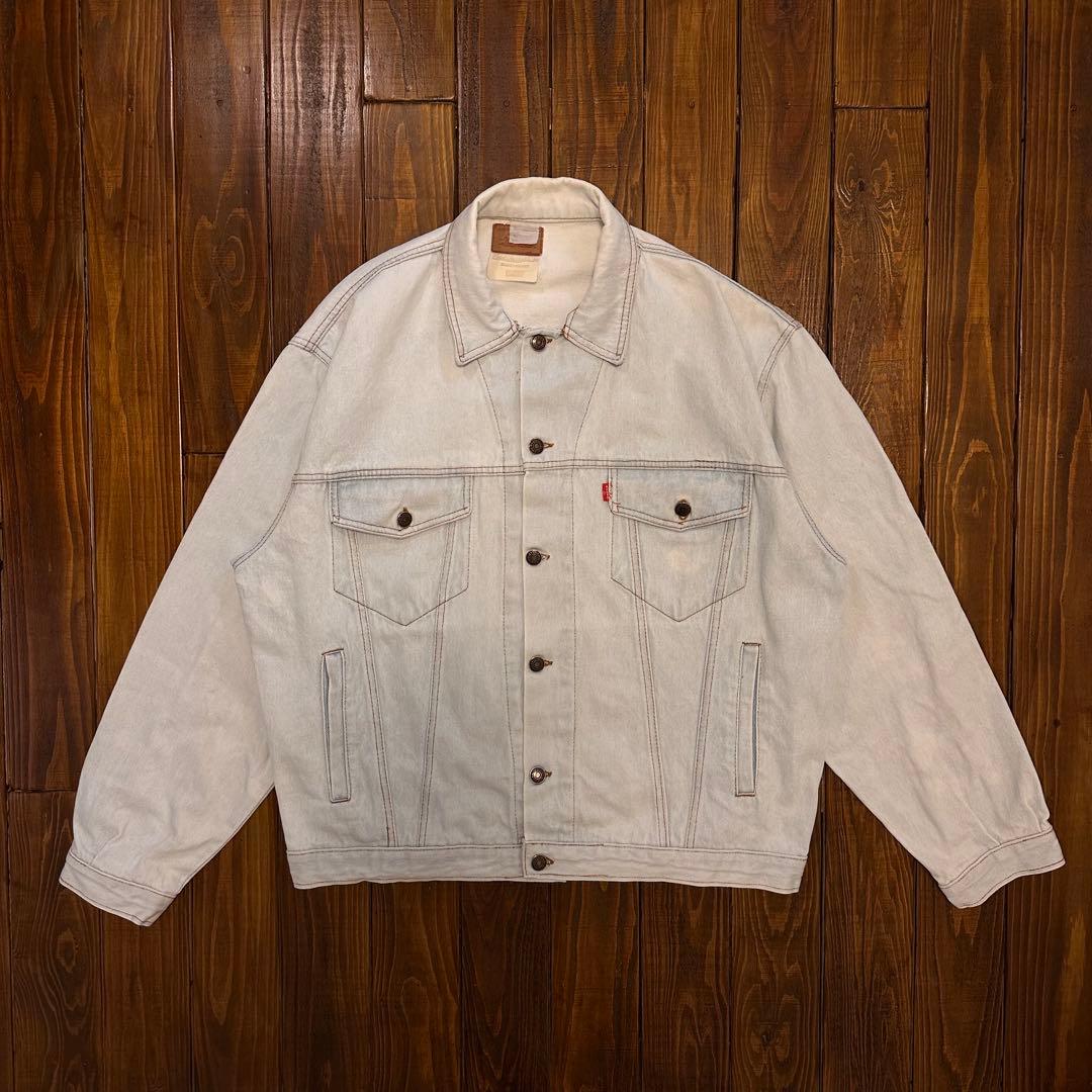 希少カラー【Levi'sリーバイス】ホワイトデニムジャケット　90s 70507