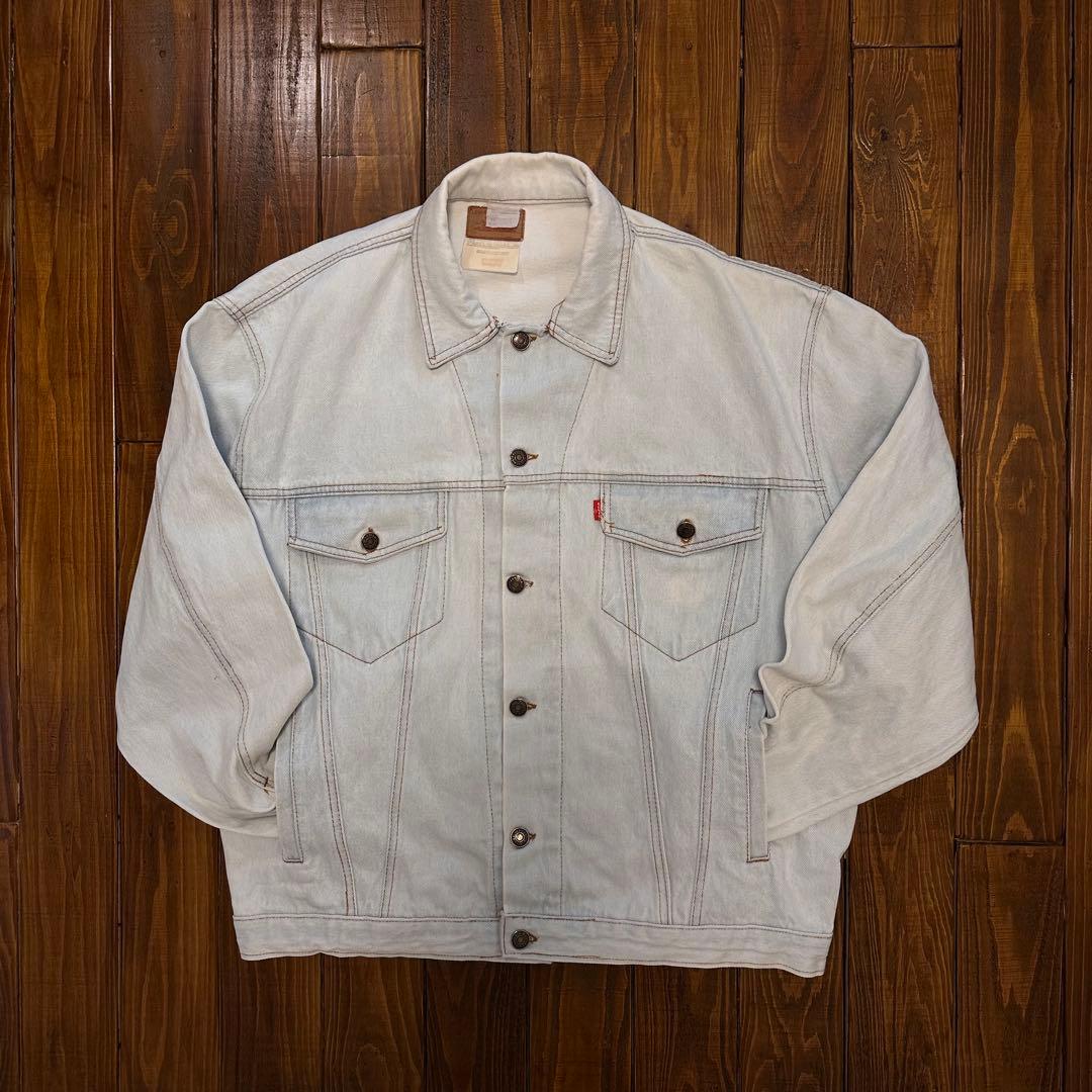 希少カラー【Levi'sリーバイス】ホワイトデニムジャケット　90s 70507