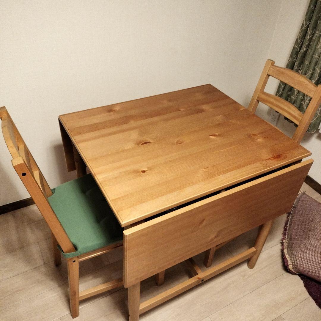 【お引取り限定】　廃盤　IKEA　バタフライテーブルセット