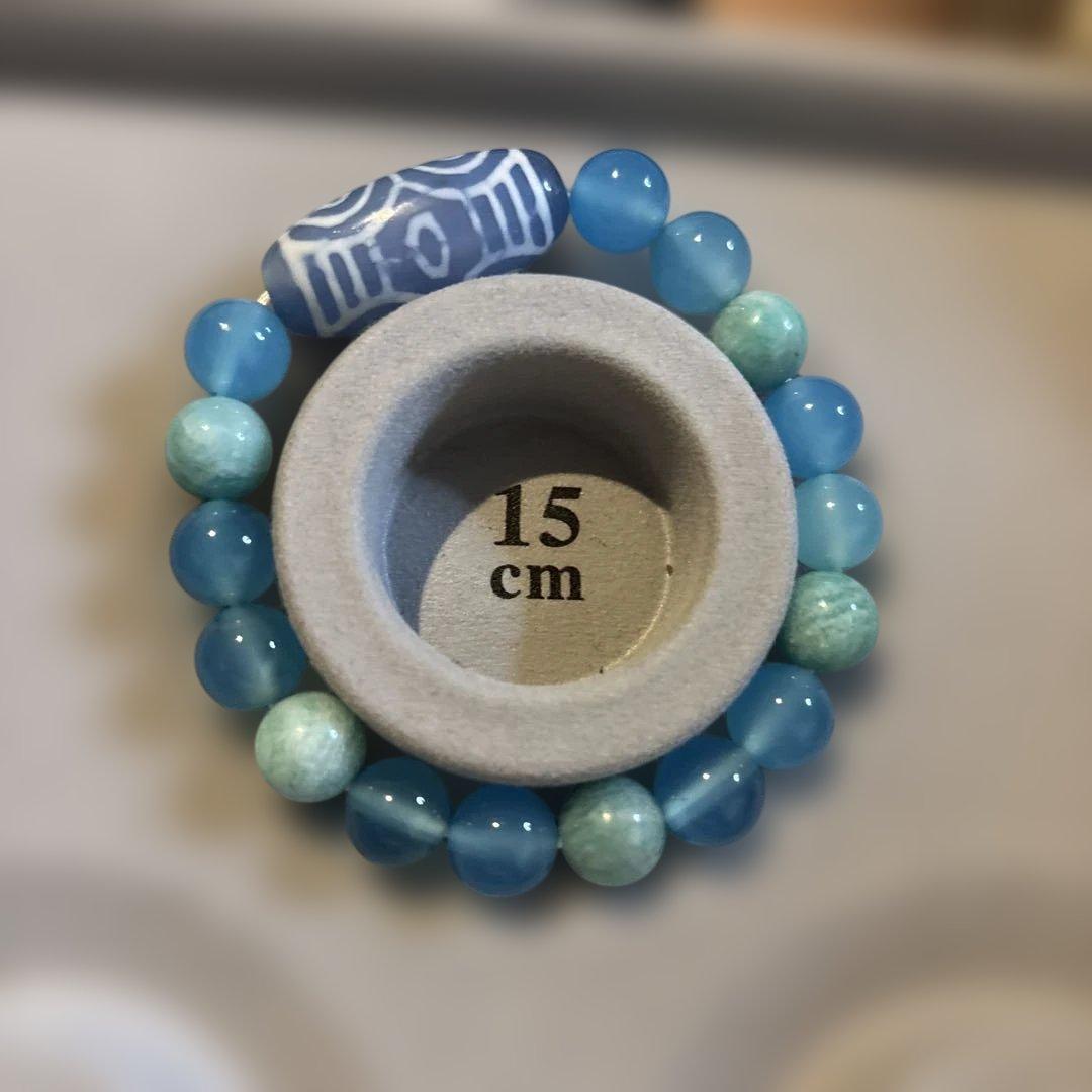 老玉髄龍眼天珠さん！綺麗！青瑪瑙！綺麗！ズーンとくる！アマゾナイトも！