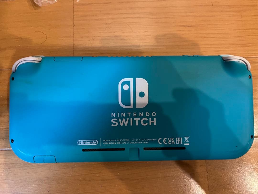 NintendoSwitch Lite ターコイズ 充電ケーブル、SDカード付属