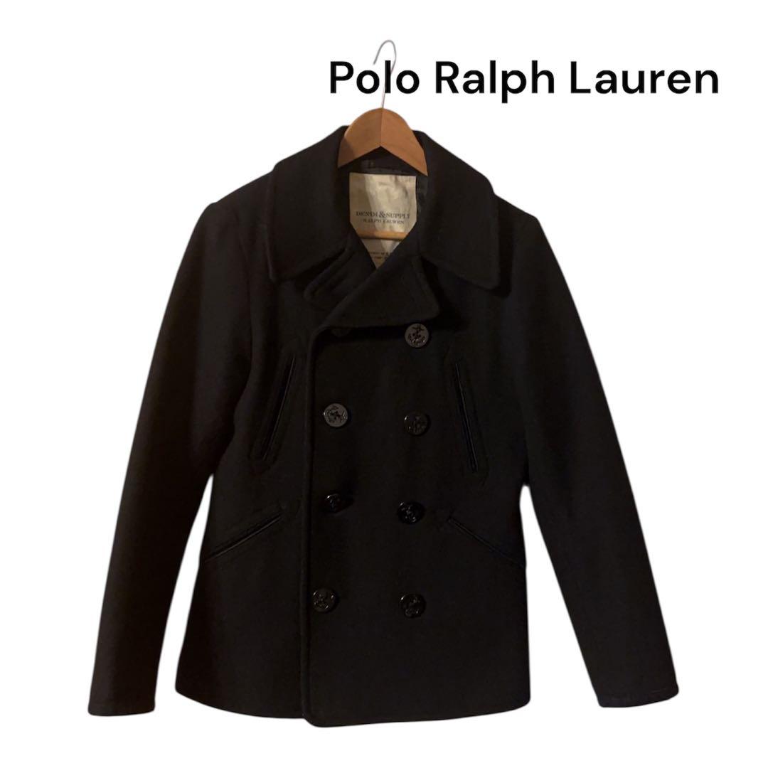 ✨Polo Ralph Lauren ✨ブラックピーコート メンズ