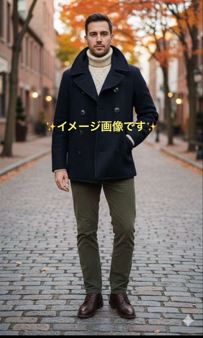 ✨Polo Ralph Lauren ✨ブラックピーコート メンズ