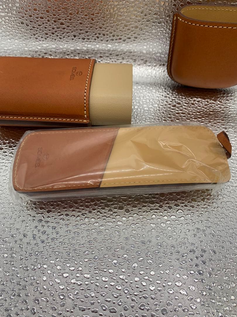 SOMES ソメスサドル 非売品 メガネ&ペンケース 2本刺 スケールポケット