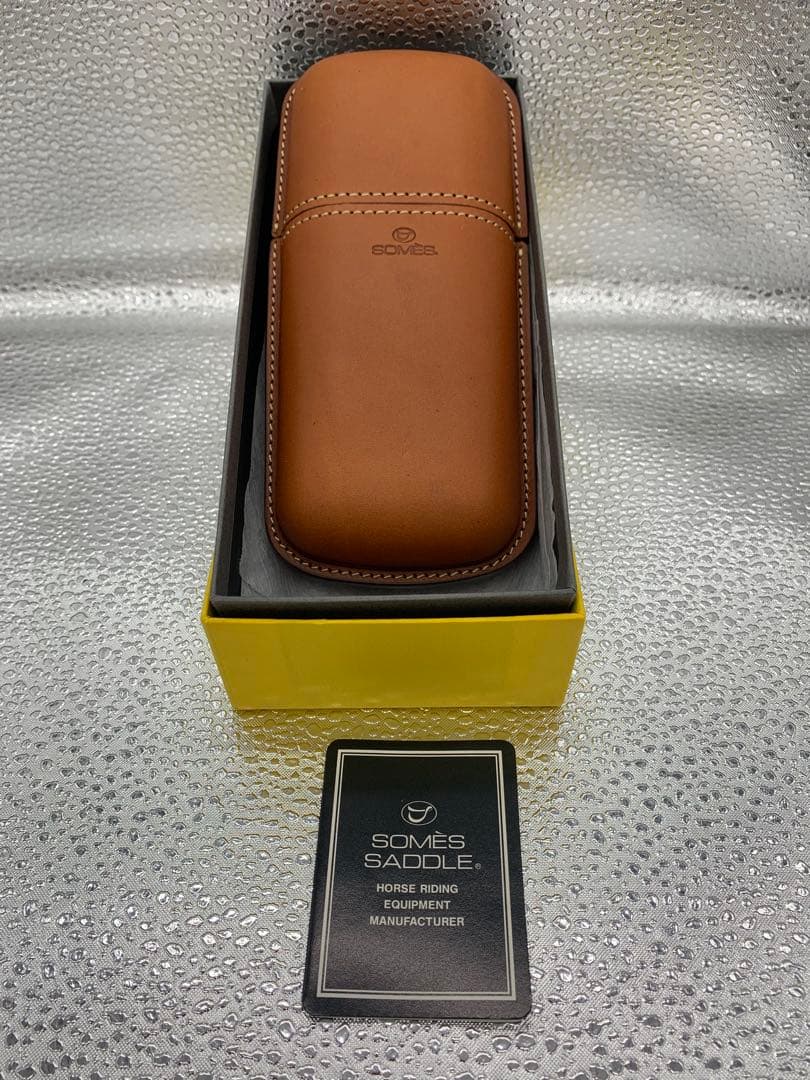 SOMES ソメスサドル 非売品 メガネ&ペンケース 2本刺 スケールポケット