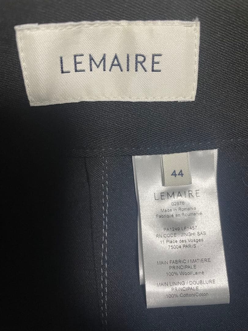 LEMAIRE ブラック Maxi ユーティリティパンツ タグ付き 試着のみ