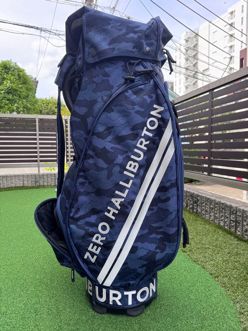 処分価格 ゼロハリバートン ネイビー キャディバッグ