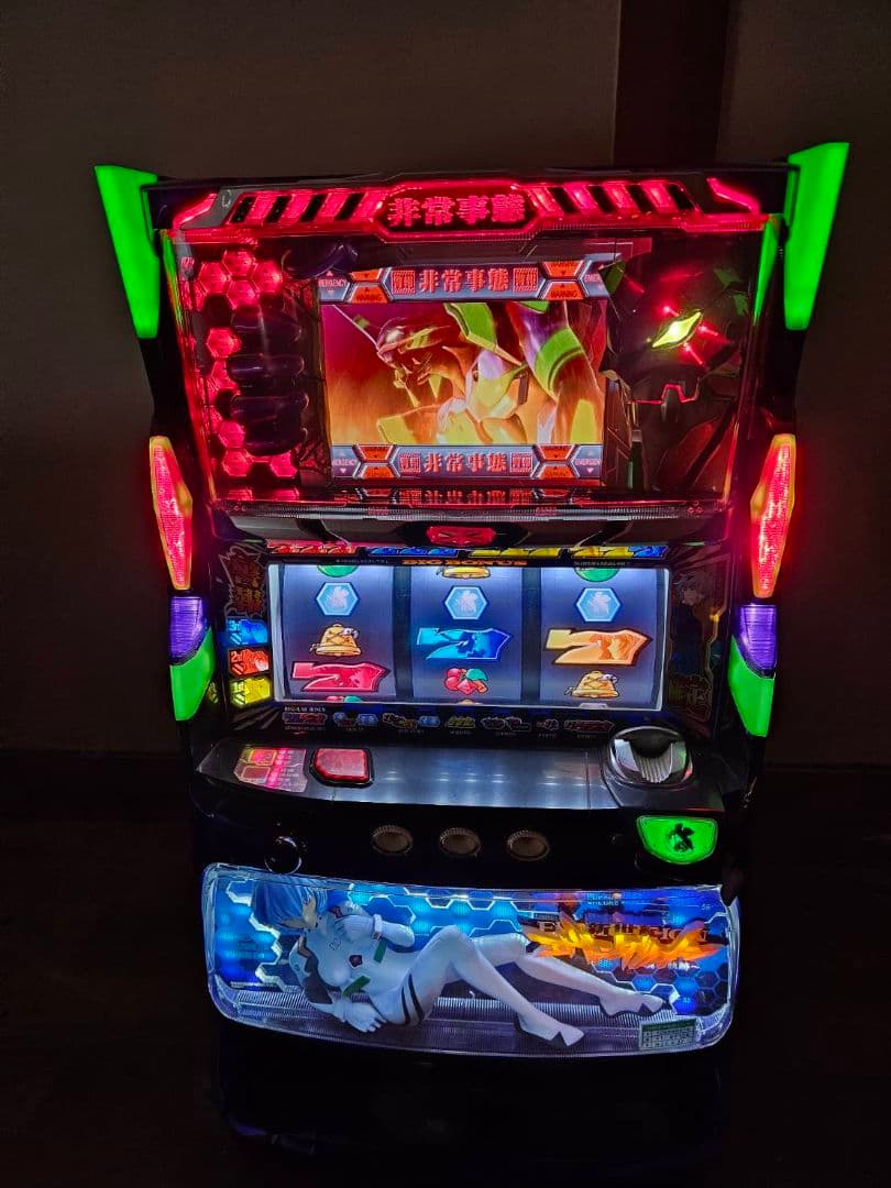 スロット エヴァンゲリオン 魂の軌跡　不要機付　パチスロ実機