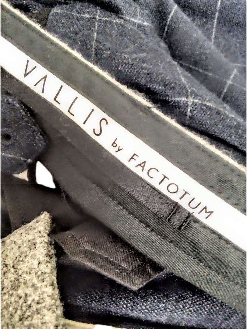 新品未使用VALLISbyFACTOTUM WOOLセットアップ