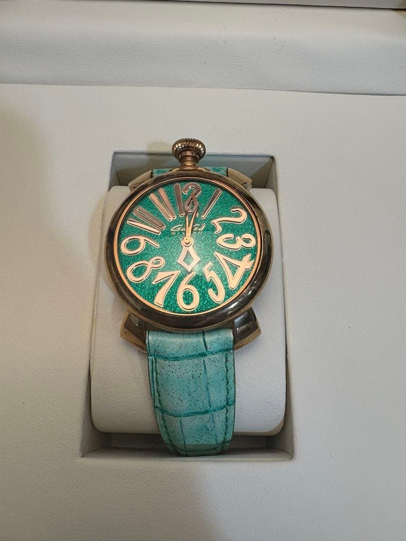 GAGA MILANO ガガミラノ　腕時計　マニュアーレ　グリーン