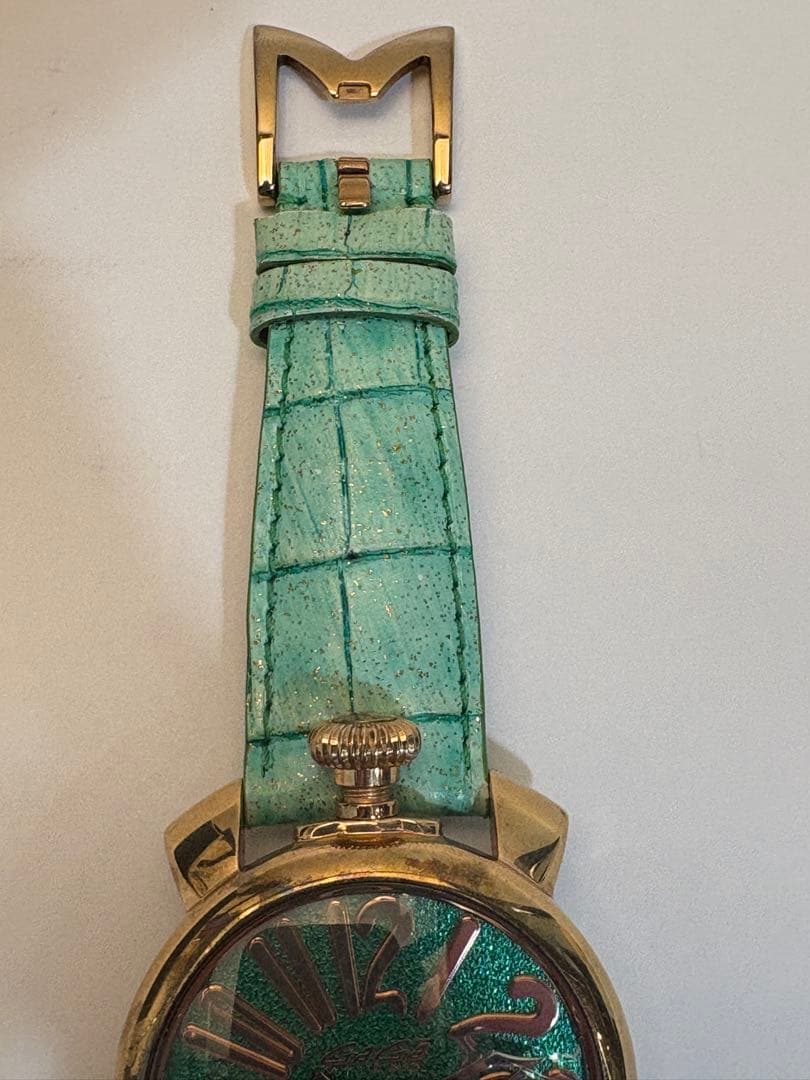 GAGA MILANO ガガミラノ　腕時計　マニュアーレ　グリーン